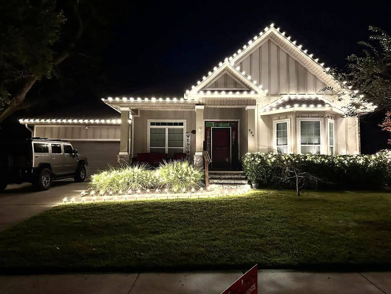 Permanent LED lighting installation